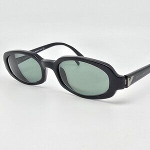 Emporio Armani 640-S 020 Gloss Black Sunglasses FRAME ONLY Italy 49-18-135